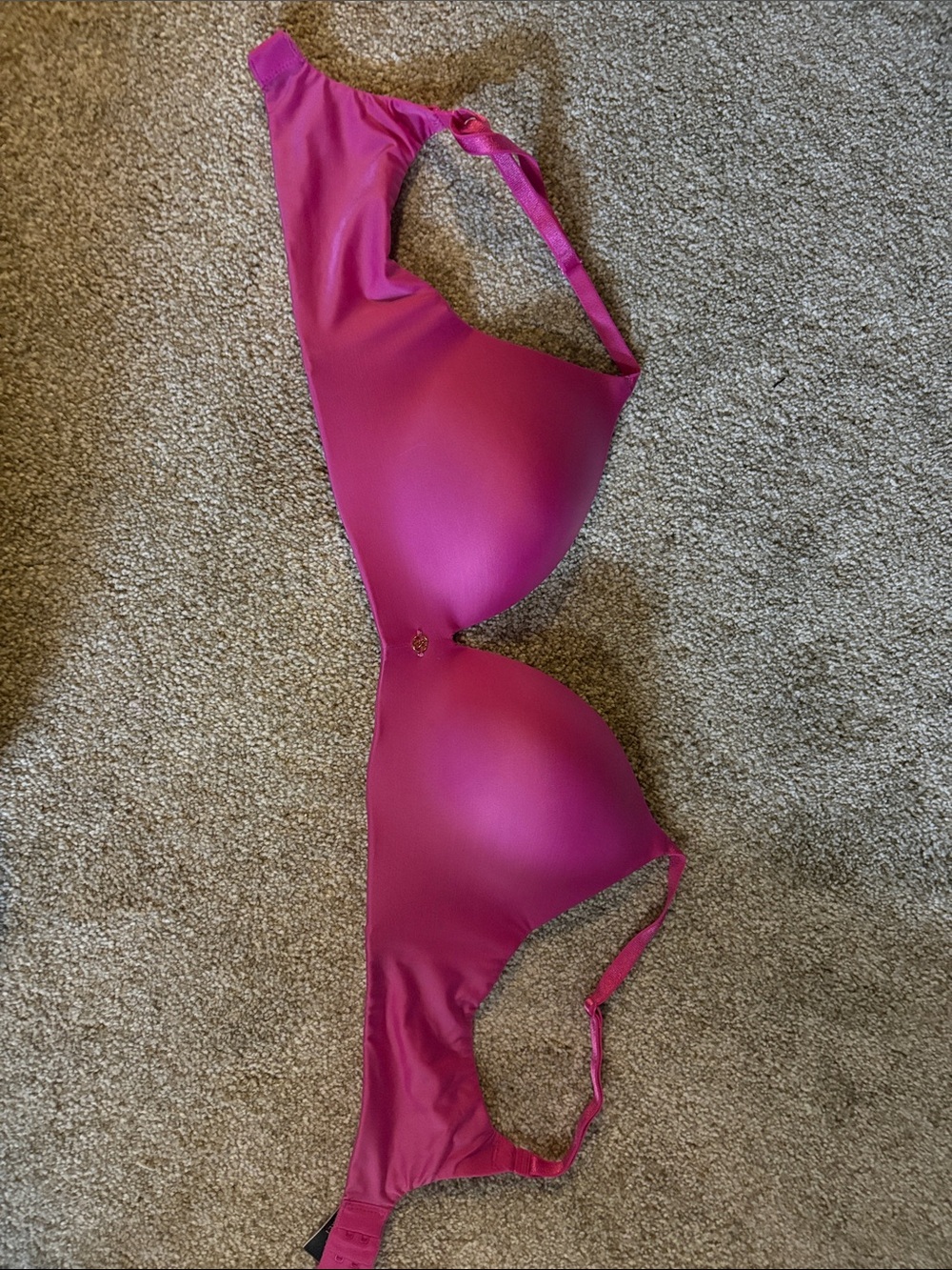 Victoria's Secret Hot Pink Smooth T-Shirt Bra